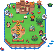 Playra web3 farming game map — player island on Robinhood blockchain